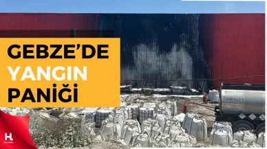Fabrika Yangını Gebze’yi Sarstı!