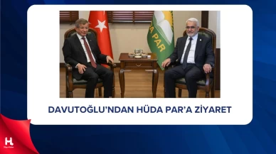 Gelecek Partisi Genel Başkanı Davutoğlu'ndan HÜDA PAR’a Ziyaret