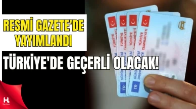 Türkiye ile Filistin arasında sürücü belgesi anlaşması!
