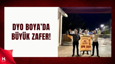 DYO Boya'da Grev İşçilerin Zaferiyle Sonuçlandı