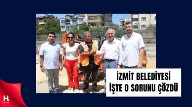 30 Yıldır Çözülmeyen Sorunu İzmit Belediyesi Çözdü