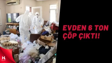 Mersin’de Çöp Evde Üçüncü Temizlik: 6 Ton Atık Çıkarıldı