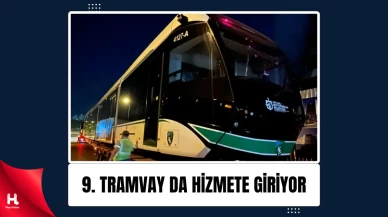 Kocaeli’de 9. Tramvay Raylara İndi