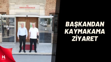 Başkan Bıyık, Kaymakam Dönmez’e Hayırlı Olsun Ziyaretinde Bulundu