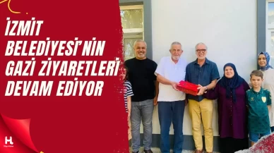 İzmit Belediyesi'nden Kıbrıs Gazisine Vefa Ziyareti