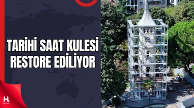 Tarihi İzmit Saat Kulesi Restore Ediliyor