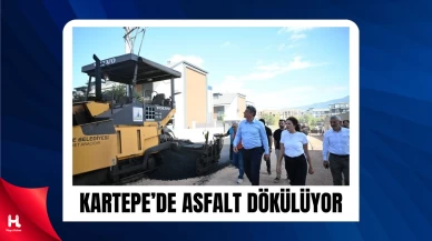 Kartepe’de Altyapı ve Asfalt Çalışmaları Aralıksız Sürüyor