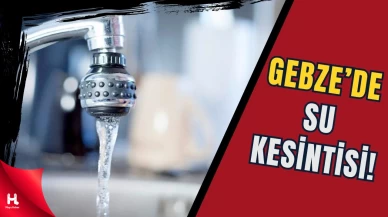 Gebze’de Şebeke Arızası Nedeniyle Su Kesintisi