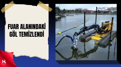 Fuar Alanının Kalbi Canlandı: 20 Bin Ton Çamur Çıkarıldı