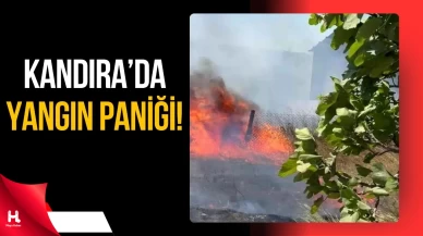 Koruklar Köyü’nde Yangın Korkuttu