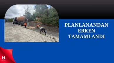 İzmit’te Kabaran Çeşme Sokak Beton Yol ile Trafiğe Açılıyor