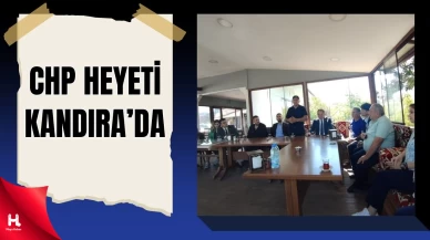 CHP Genel Merkez Heyeti Kandıra'da Çöp Tesisine Karşı Çıktı