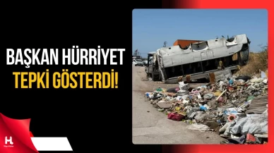 Çöpe Otobüs Atıldı: Başkan Hürriyet’ten Sert Tepki
