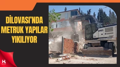 Dilovası’nda Metruk Yapılar Yıkılıyor