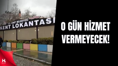 Kent Lokantası 30 Ağustos'ta Kapalı Olacak!