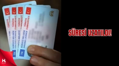 Eski Tip Sürücü Belgelerinin Yenileme Süresi Uzatıldı
