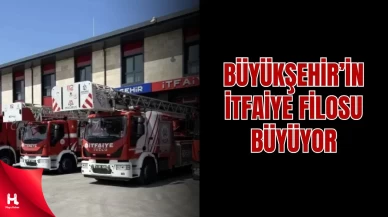 Büyükşehir İtfaiyesi Araç Filosunu 5 Yeni Araçla Güçlendirecek