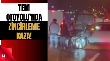 TEM’de Büyük Kaza: Trafik İki Yönde Durma Noktasına Geldi