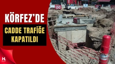 Körfez’de Bir Cadde Trafiğe Kapandı