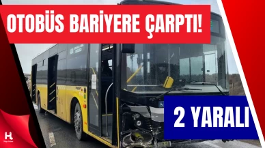 Arnavutköy’de İETT otobüsü kazaya karıştı: 2 kişi yaralandı
