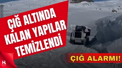 Beytüşşebap’ta Çığ Sonrası Kapanan 4 Köy Yolu Tekrar Ulaşıma Açıldı