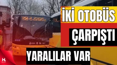 Beykoz’da Korkutan Kaza: İki İETT Otobüsü Kafa Kafaya Çarpıştı