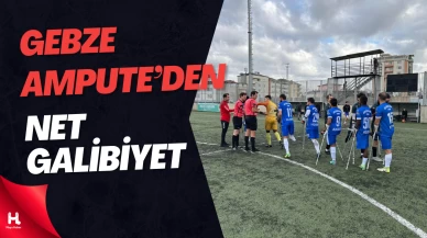 Gebze Belediyesi Ampute Futbol’da Üst Sıralara Çıktı