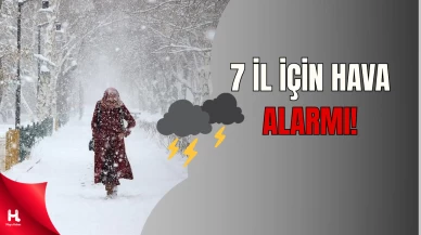 Meteoroloji Uyardı: 7 İlde Kuvvetli Sağanak ve Kar Bekleniyor