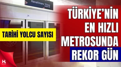Havalimanı Metrosu 16 Şubat’ta Tarihi Yolcu Sayısına Ulaştı