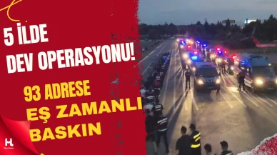 5 İlde Dev Narkotik Operasyonu: 346 Şüpheli Yakalandı
