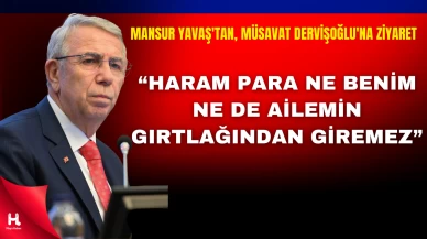Mansur Yavaş ile Müsavat Dervişoğlu Bir Araya Geldi