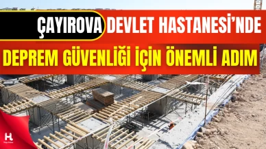 Çayırova Devlet Hastanesi’nde Deprem İzolatörleri Monte Ediliyor