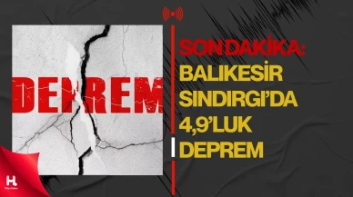 Balıkesir Sındırgı’da 4,9 Büyüklüğünde Deprem Meydana Geldi