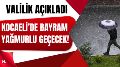 Ramazan Bayramı’nda Kocaeli’ye Yağmur ve Soğuk Geliyor