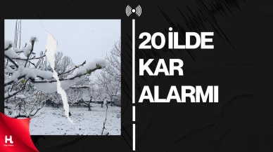 Nisan’da Kar Sürprizi: 20 İl İçin Yoğun Kar Uyarısı