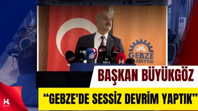 Zinnur Büyükgöz Basın Toplantısında Gebze’deki Büyük Projeleri Anlattı