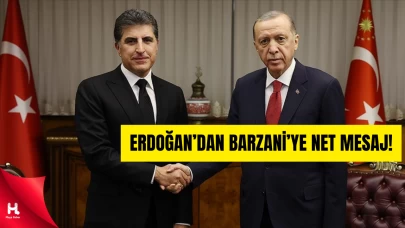 Erdoğan, IKBY Başkanı Neçirvan Barzani’yi Kabul Etti