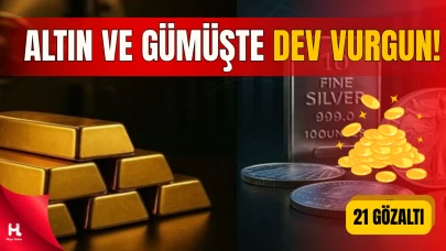 İstanbul’da Altın ve Gümüş Operasyonu: 21 Gözaltı