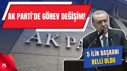 Cumhurbaşkanı Erdoğan 5 ile yeni AK Parti il başkanlarını atadı