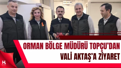 Sakarya Orman Bölge Müdürü Metin Topçu’dan Vali Aktaş’a Ziyaret