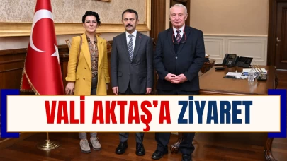 Fakülte Dekanı ve Öğretim Üyesi Vali Aktaş ile Görüştü