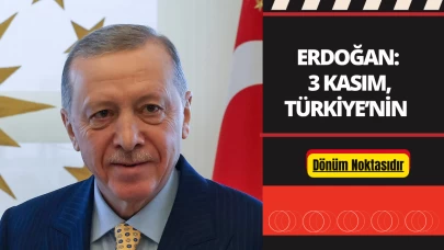 Cumhurbaşkanı Erdoğan: 23 Yıldır 3 Kasım Devrimine Sadığız