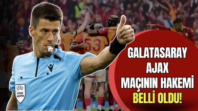 Şampiyonlar Ligi’nde Galatasaray’ın Deplasman Maçı Hakemi Belli Oldu
