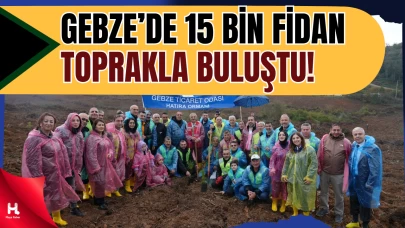 Gebze Ticaret Odası Hatıra Ormanı’nda 15.000 Fidan Toprakla Buluştu