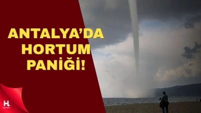 Antalya Açıklarında Hortum Paniği: Vatandaşlar O Anları Kaydetti