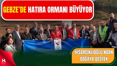 Gebze Hatıra Ormanı’nda Fidan Dikimi Gerçekleşti