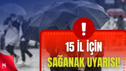 21 Aralık Pazar Günü 15 Şehirde Sağanak Yağış Bekleniyor