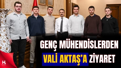 Mühendislik Öğrencileri Tecrübelerini Vali Aktaş ile Paylaştı