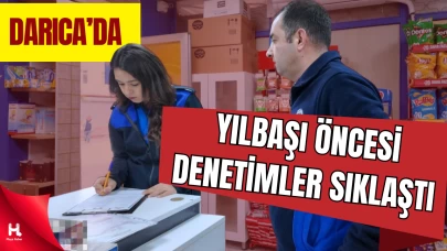 Yılbaşı Öncesi Darıca’da Market ve İşyeri Denetimleri Artırıldı