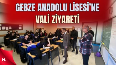 Vali Aktaş Güne Gebze Anadolu Lisesi Ziyaretiyle Başladı